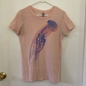 Baltimore Aquarium jelly fish graphic t-shirt